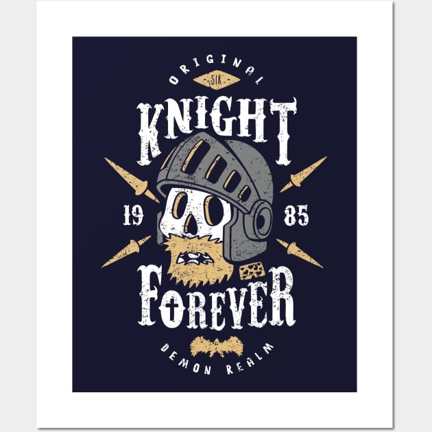 Knight Forever Wall Art by Olipop